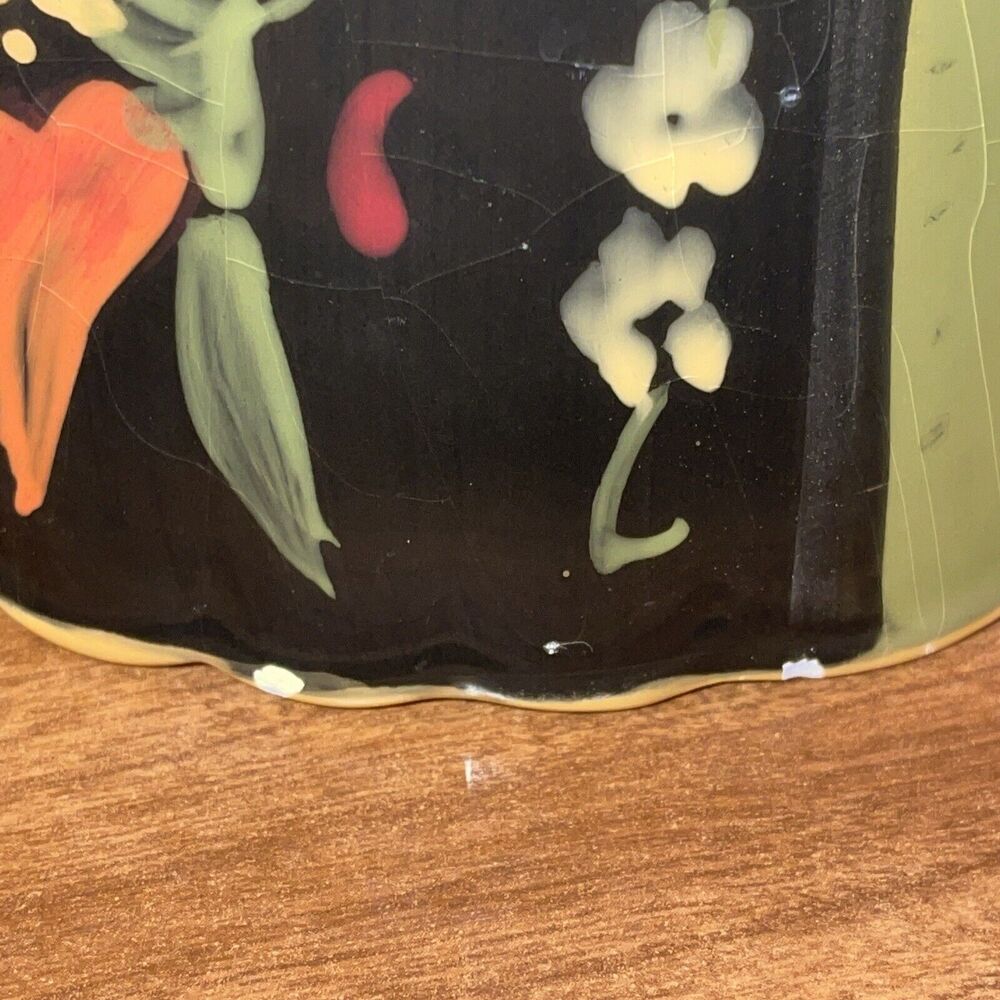 222 Fifth Folkloria Arabian Flower Bowl 3.5 Inches X 6 Inches CHIPPED RIM - Picture 8 of 12